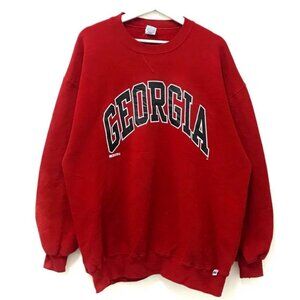 Vintage 90s University of Georgia Crewneck Spellout Georgia Sweatshirt